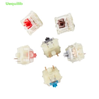 Uequilib Original Cherry MX สวิตช์คีย์บอร์ด เสียงเงียบ สีเงิน