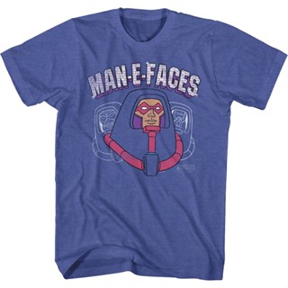 Vintage Man-E-Faces Masters of the Universe T-Shirt เสื้อโอเวอร์ไซ เสื้อคนอ้วน