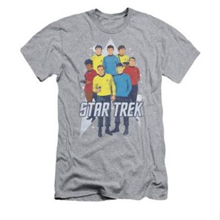 Star Trek - Here Here T-Shirt เสื้อวินเทจชาย เสื้อแฟชั่นผญ2022 อื่นๆ