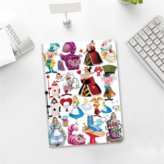 disney animals เคสไอแพด air 4 5 mini 1 2 3 4 5 6 เคส pro 11 10.2 10.9 cover gen 7/8/9 10 Princess tri-fold pen slot case