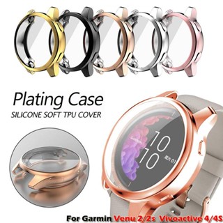 เคส TPU นิ่ม ป้องกันเต็มจอ สําหรับ Garmin Venu SQ 2 2S 2 Plus Garmin Vivoactive 4 4S 3 Music