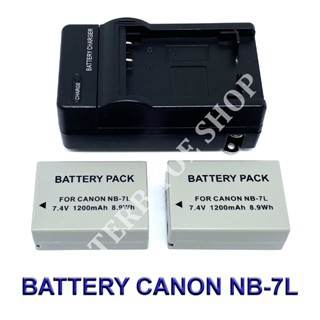 (Set 2+1)NB-7L / NB7L Battery and Charger For Canon Powershot SX30 IS,SX30IS,G10,G11,G12,Canon CB-2LZ BY TERBTOE SHOP