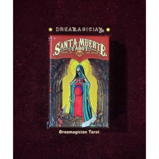 Santa Muerte Tarot Mini ไพ่ยิปซีแท้ขนาดพกพา ไพ่ทาโร่ต์ ไพ่ออราเคิล Tarot Oracle Cards