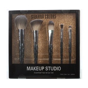 เซตแปรง Sivanna Colors Makeup Studio Essential Face &amp; Eye BR-1707 เซตแปรง 5 ชิ้น สวยจบในเซตเดียวขนแปรงอ่อนนุ่ม