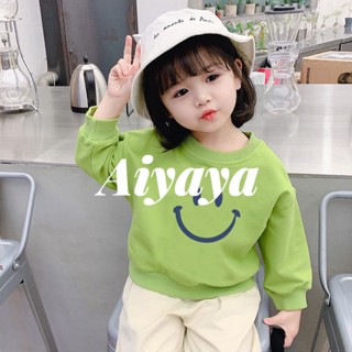 Aiyaya ชุดกันหนาวเด็ก เสื้อกันหนาวเด็กผู้หญิง เสื้อสเวตเตอร์แฟชั่นสไตล์เกาหลี（333）