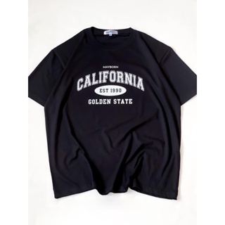 เสื้อยืดผ้าดีที่สุด ลาย CALIFORNIA