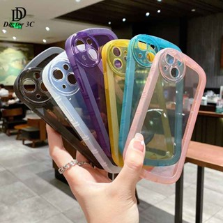 สีซิลิโคนอ่อนนุ่มTPU โปร่งใส Case เข้ากันได้สำหรับ iPhone 13 12 Pro Max Mini ip12 ip13 2020 2022 4G 5G