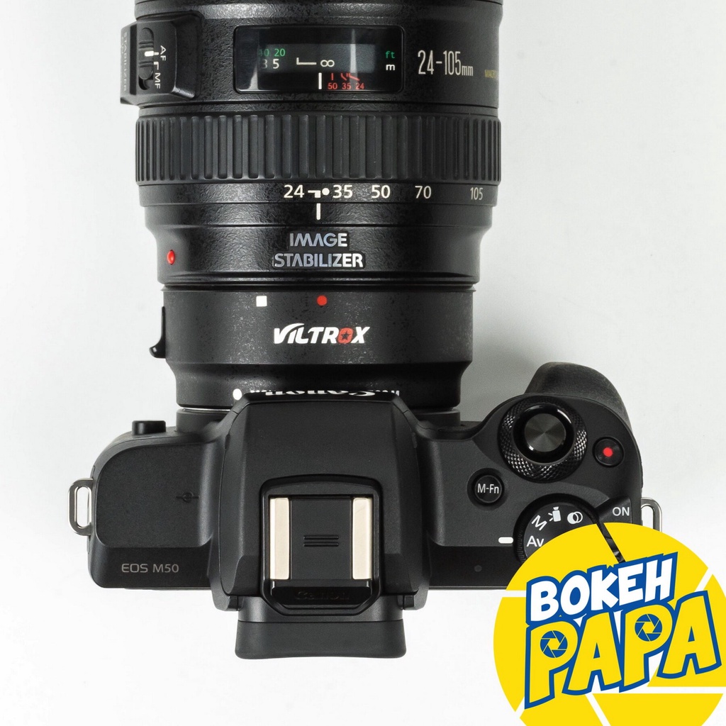 VILTROX EF-EOS M ออโต้เลนส์โฟกัสอแดปเตอร์สำหรับเลนส์ Canon DSLR EF EF-S ...