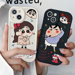 เคสโทรศัพท์มือถือ TPU แบบนิ่ม ลายชินจัง พร้อมป้องกันเลนส์กล้อง สําหรับ Infinix Hot 11 10 9 Play 10s 10T Smart 5 6 Note 8 | Xmd188