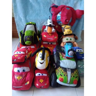 ตุ๊กตารถแข่ง  Cars Lightning McQueen ลิขสิทธิ์แท้ มือสอง