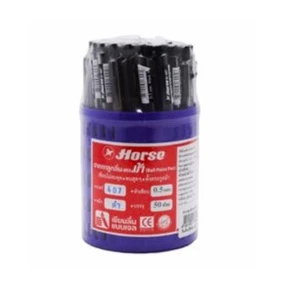 ปากกาลูกลื่น ตราม้า Horse H-407 บรรจุ 50 ด้าม