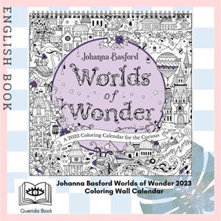 [Querida] ปฏิทิน 2023 Johanna Basford Worlds of Wonder 2023 Coloring Wall Calendar ปฏิทินแขวนผนัง ปฏิทินติดผนัง 2565