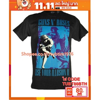 เสื้อวง Guns N Roses เสื้อวงร็อค เมทัล สากล เสื้อวินเทจ กันส์แอนด์โรสเซส GUN1684