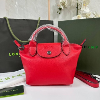 ส่งฟรี🔥 กระเป๋า longchamp แท้💯 สีแดง หนังแกะ มินิ XS สะพายข้าง สวยเก๋ ผู้หญิง