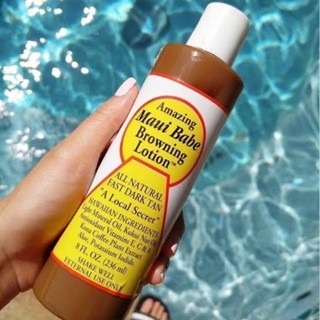 236ml โลชั่น อาบแดด Amazing MAUI BABE Browning lotion tanning cream sunbathing outdoor USA ครีมอาบแดด สีสวย