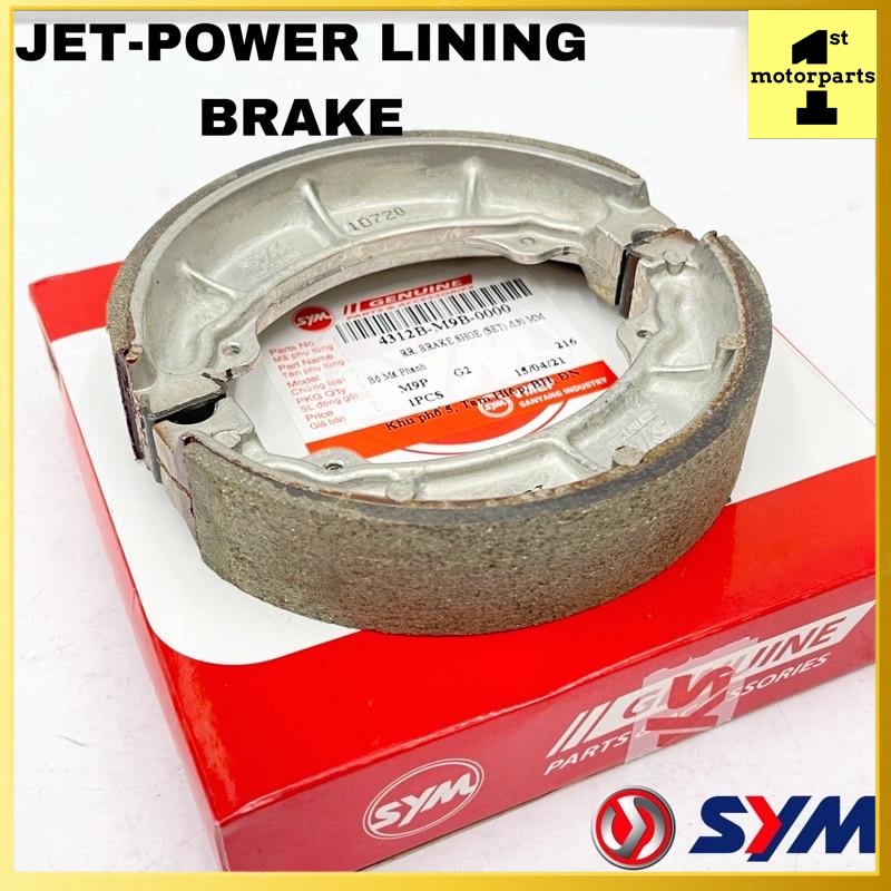 SYM JET POWER BRAKE SHOE BRAKE LINING 4312B-M9B-0000