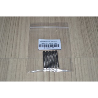 Neodymium Disc Magnets N35 5x2 mm. 100pcs.