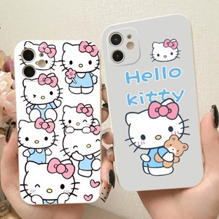 เคสโทรศัพท์มือถือ ซิลิโคนนิ่ม กันรอยกล้อง ลายเฮลโลคิตตี้ สําหรับ Huawei Y5 2018 Y7 Pro Y9 Prime 2019 Y5P Y6P Y7P Y6S Huawei P20 P30 Lite Pro