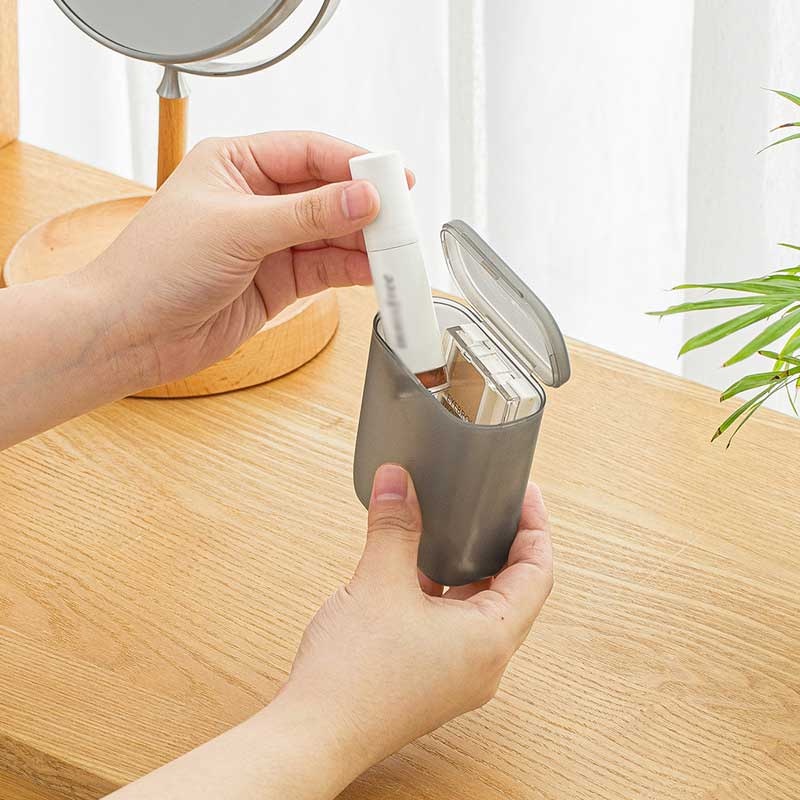 กล่องพลาสติก PP ใส พร้อมฝาปิด พกพาง่าย อเนกประสงค์ สําหรับเก็บสายชาร์จ หูฟัง ขนาดเล็ก - รูปที่ 2