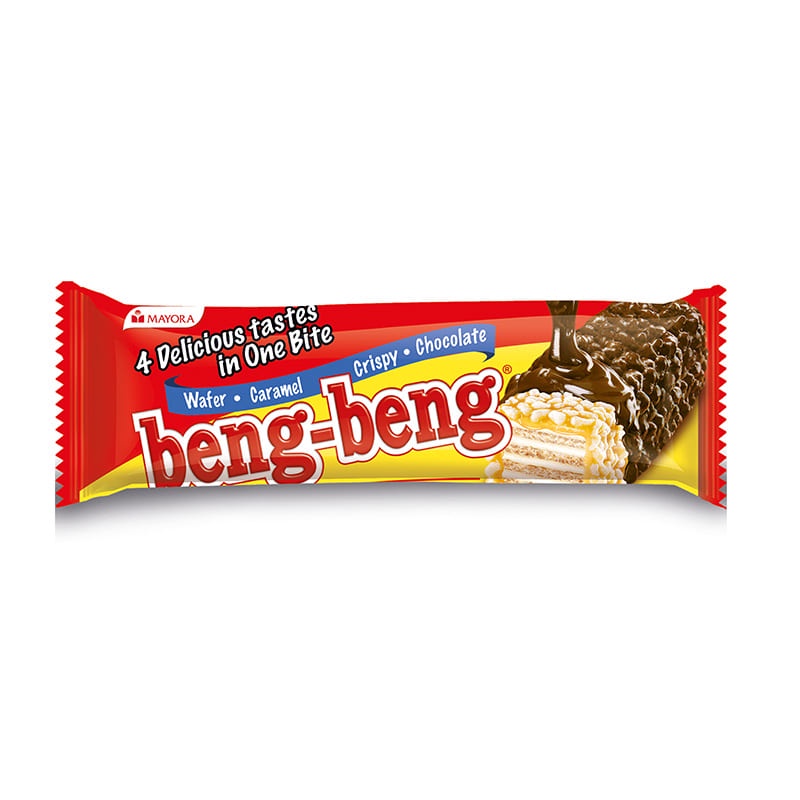 ยกลัง] Beng Beng Chocolate เบง เบง ขนม เวเฟอร์ ช็อกโกแลต 22ก. รวม 12 แพ็ค |  Shopee Thailand