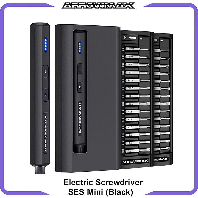 ARROWMAX Mini Electric Screwdriver Set 28 in 1 Precision Bits