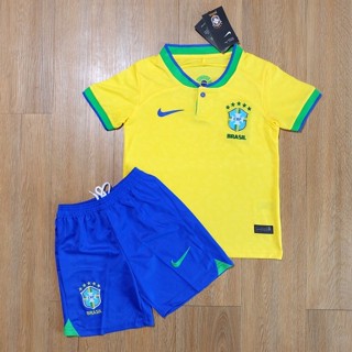 ชุดบอลเด็ก บราซิล Brasil Kit 2022/23 AAA (TTพร้อมส่ง)