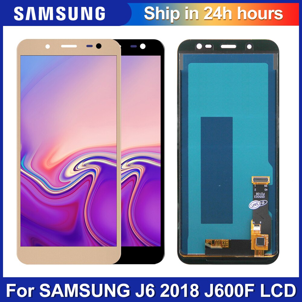 5.6 & 39; & 39; สําหรับ SAMSUNG Galaxy J6 2018 LCD J600 J600F จอแสดงผล LCD touch screen Assembly Rep