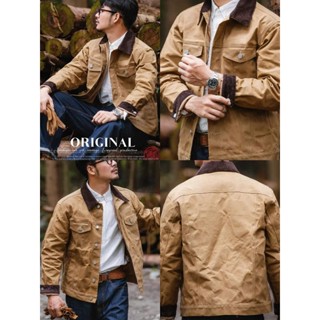 American retro outdoor camping jacket