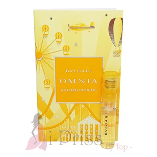 BVLGARI Omnia Golden Citrine (EAU DE TOILETTE) 1.5 ml.