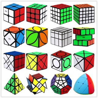 gan 356 m รูบิค 3x3 แม่เหล็ก Qiyi Two Three Four Five 2345 Order Rubiks Cube Pyramid Maple Leaf Zongzi Mirror เอียงเกียร์ของเล่น Rubiks Cube ทรงกระบอก