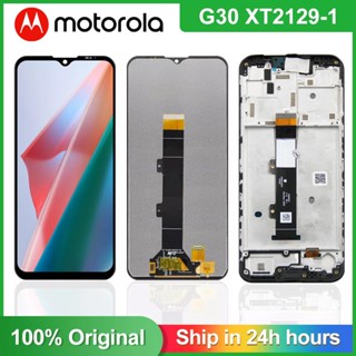 6.5&amp;#39;&amp;#39ของแท้ อะไหล่หน้าจอสัมผัส LCD พร้อมกรอบ สําหรับ Motorola Moto G30 Motorola G30 LCD XT2129-2 PAML0000IN