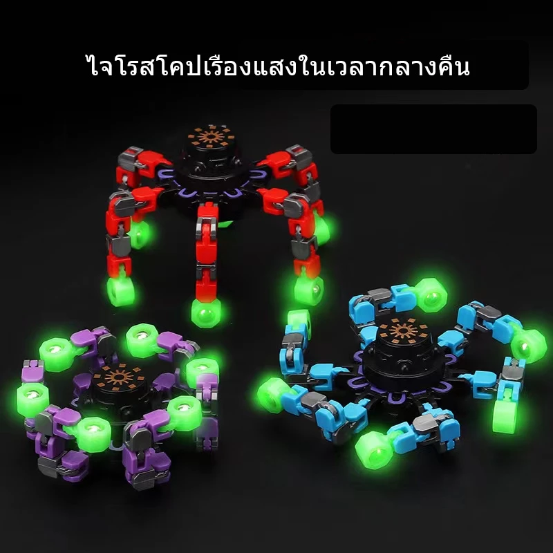 สปินเนอร์ หลากสีสัน ของเล่นคลายเครียด สําหรับเด็ก ผู้ใหญ่ ไจโรสโคปเครื่องกล ฟิดเจ็ตสปินเนอร์ ของเล่นเด็ก 2022 thumbnail 3
