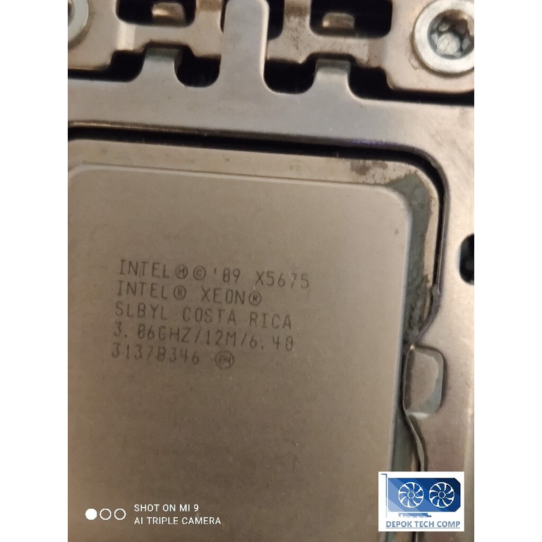 โปรเซสเซอร์ Intel Xeon X5675 6 Core 12 ด้าย LGA 1366 X58