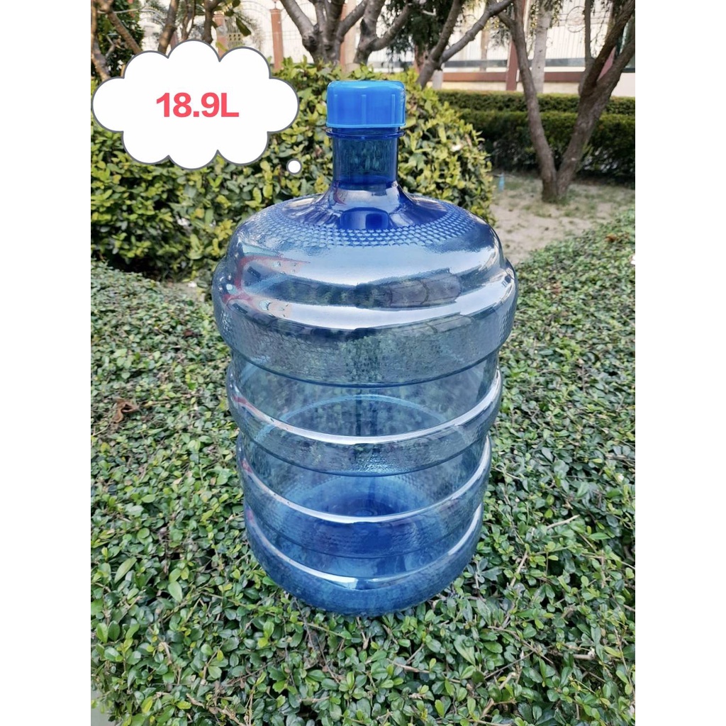 ถังน้ำดื่ม 18.9 L (ฝาเกลียว)  สีน้ำเงิน แถมฝาฟรี