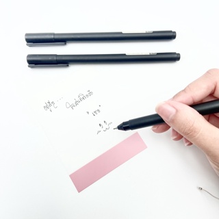 ปากกาสไตล์MUJI ปากกาเจล ขนาด 0.5 มม. หมึกเยอะ สีดำ กันน้ำ เขียนลื่น เขียนง่าย I NO.5254