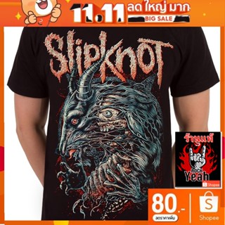 เสื้อวง Slipknot เสื้อยืดลาย สลิปน็อต เสื้อผ้าแฟชั่น งานวินเทจ RCM1779