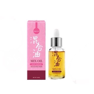 แพ็คเก็จใหม่ เซรั่มนมม้า Mix oil Hair Serum มิกซ์ ออยล์ แฮร์ เซรั่ม เซรั่มปิดเกร็ดผม 30ml.