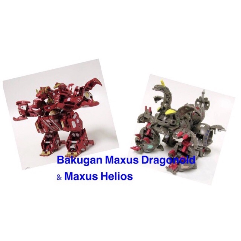 Bakugan Maxus Dragonoid &amp; Maxus Helios Set #บาคุกัน