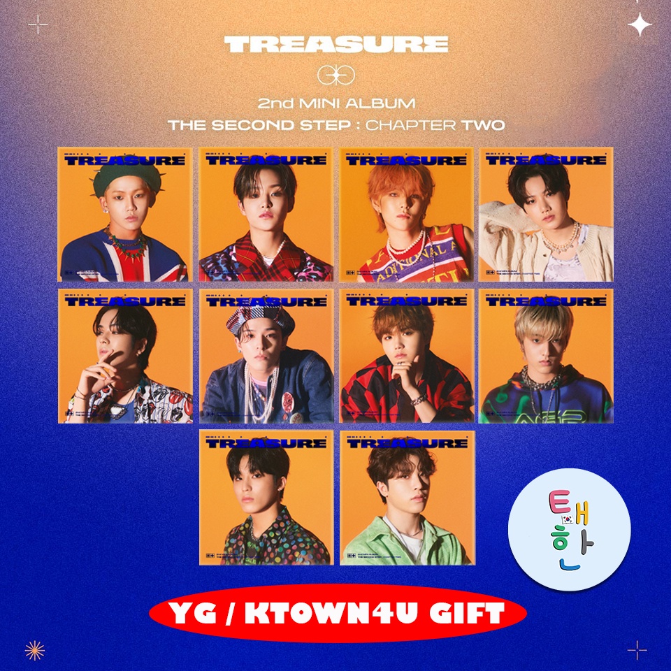 พร้อมส่ง [TREASURE] 2nd MINI ALBUM [THE SECOND STEP : CHAPTER TWO] (DIGIPACK ver.)