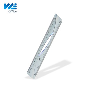 Deli (เดลี่) ไม้บรรทัด ไม้บรรทัดแฟนซี เครื่องเขียน อุปกรณ์การเรียน Ruler 20cm. H10