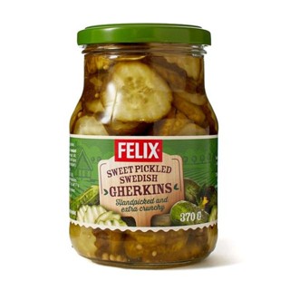 Pickled sliced cucumber 370g - Felix