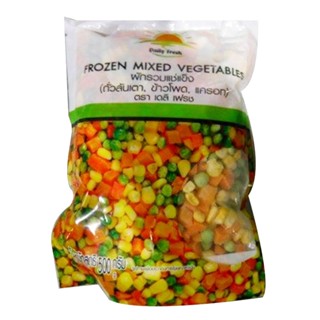 [ส่งรถเย็น] เดลิ เฟรช ผักรวมแช่แข็ง 500 กรัม - Daily Fresh Frozen Mixed Vegetable 500 g