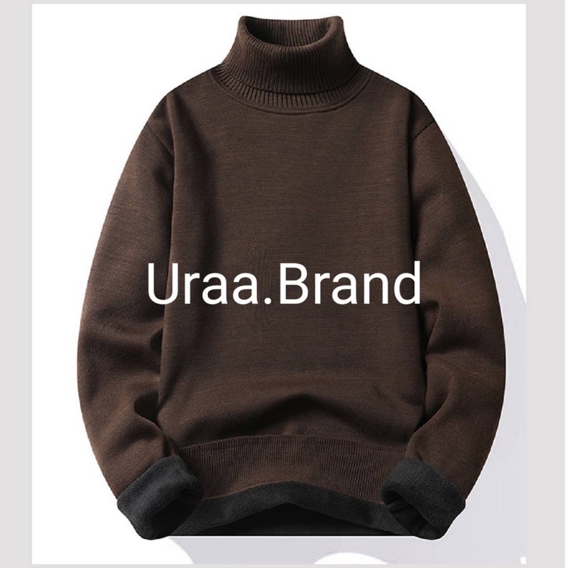 အသားတင်အဖြူ/အေးမြမှုကာ ကော်လာမြင့် (Unisex) သိုးမွှေးပါး/အမွှေးထူ ရင် 42-48 (အရောင် 8 မျိုး) Mss Unisex Turtleneck Serie-II