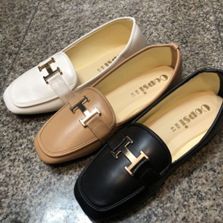 รองเท้าคัทชู ไซส์ใหญ่ 41-45 หน้า H รองเท้าผู้หญิง แฟชั่น รองเท้าคนอ้วน รองเท้าสาวอวบ รองเท้าสาวสอง SHER