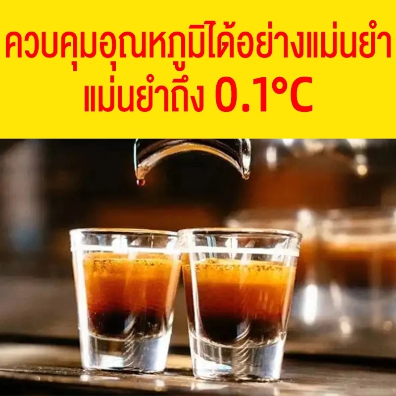 LAHOME เครื่องชงกาแฟสด พร้อมทำฟองนม แรงดัน เครื่องบดกาแฟอัตโนมัติ มาพร้อมกับ ขารองด้ามชง แถมฟรี Espresso Maker 20 Bar Po thumbnail 5