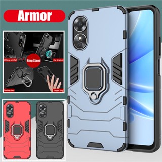 Casing OPPO Reno 8 8Z 7Z 6Z Case Magnetic Ring Hard Armor Stand Cover