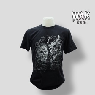 เสื้อวง Iron Maiden ลิขสิทธิ์แท้100% Senjutsu Large Grayscale Heads