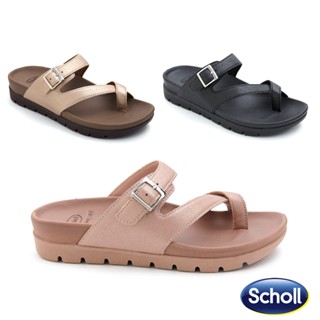 [ลิขสิทธิ์แท้] SCHOLL Hera Bioprint Sandals รองเท้าแตะ เพื่อสุขภาพ ผู้หญิง สกอล์ แท้