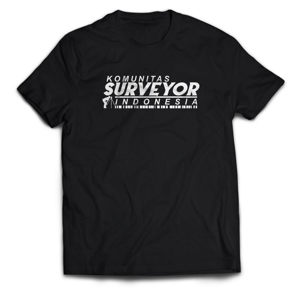 SURVEYOR INDONESIA เสื้อยืดผู้ชายผู้ใหญ่ Unisex Tops PakeKaos