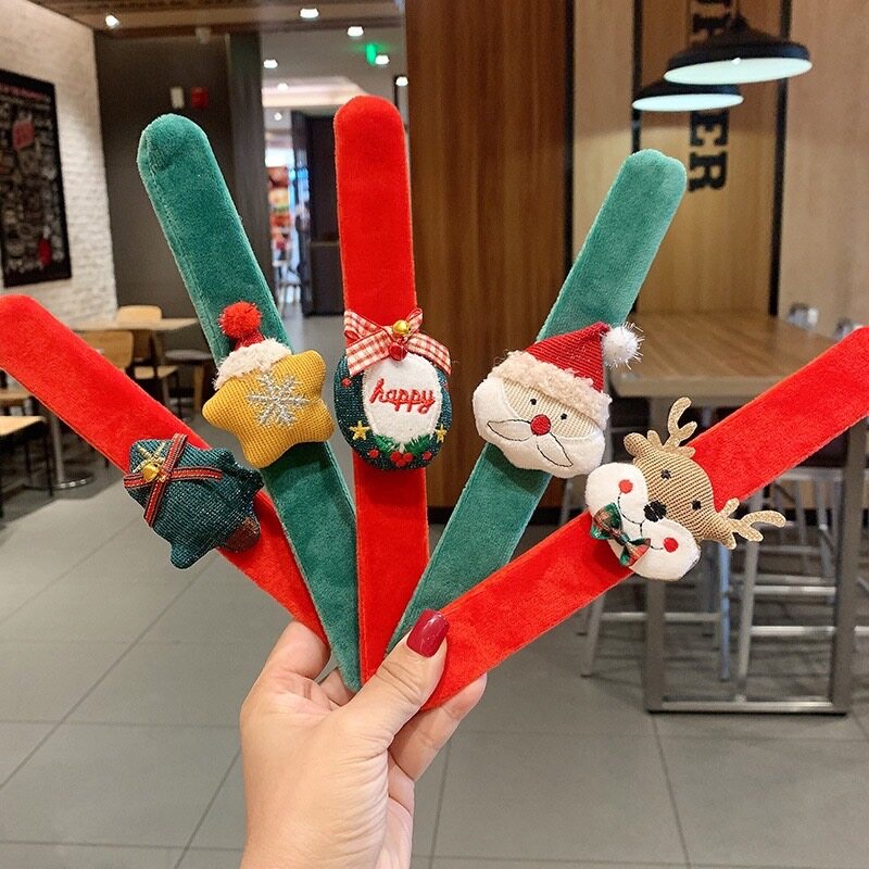 สายรัดข้อมือคริสต์มาส Christmas สายรัดข้อมือสำหรับ รัดผมได้ น่ารักมากๆ